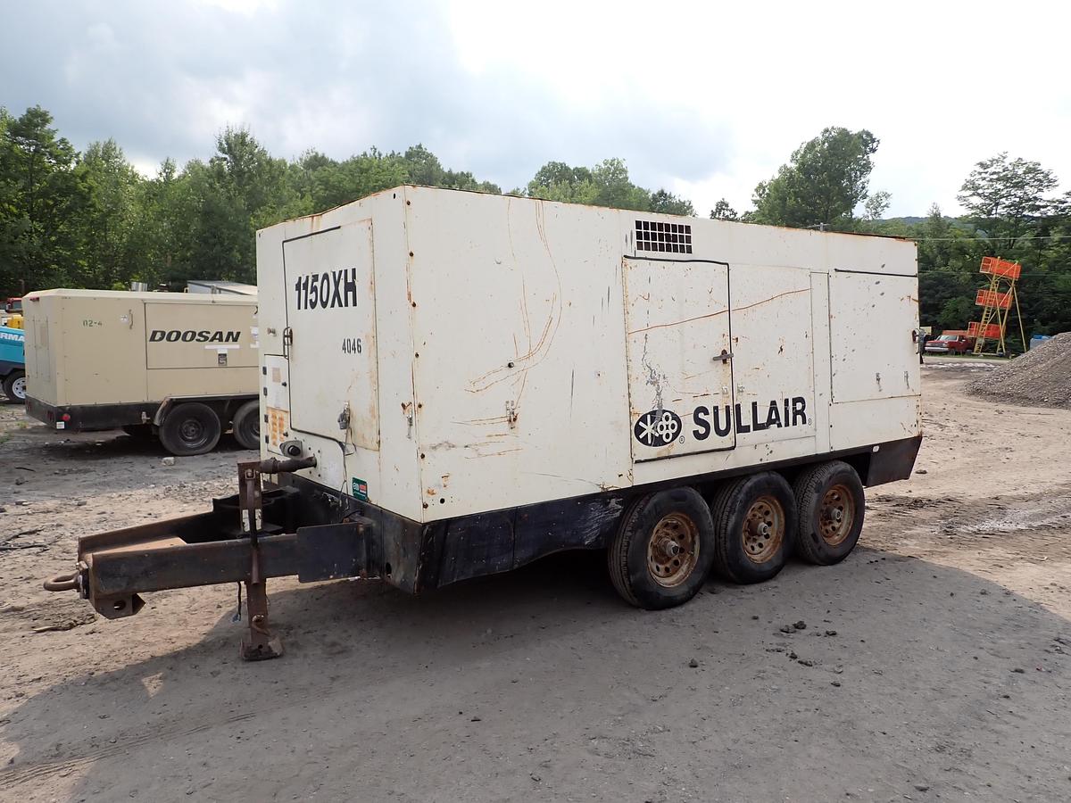 Used 2007 Sullair 1150XH 350 PSI Air Compressor CAT DIESEL