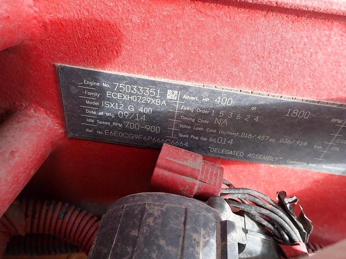 Used 2014 Cummins ISX12 G 400 Gas Engine COMPLETE TAKEOUT! Truck ISX 12 ISX12G