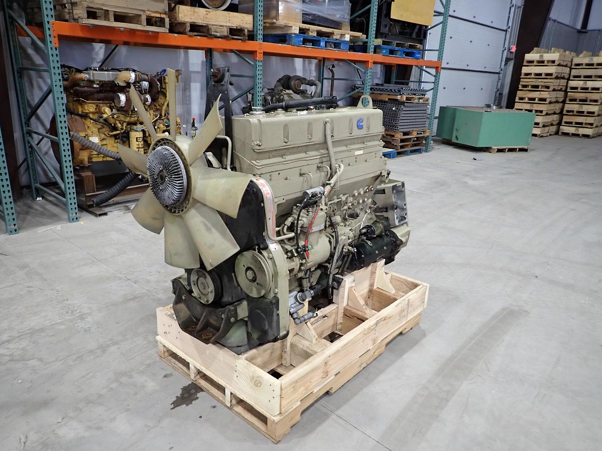 Used 1989 Cummins LTA10-300 Diesel Engine w/ JAKE BRAKE 