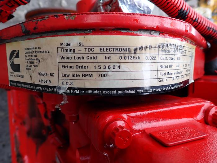 Used 2007 Cummins ISL9 8.8 Liter 280 HP Diesel Engine