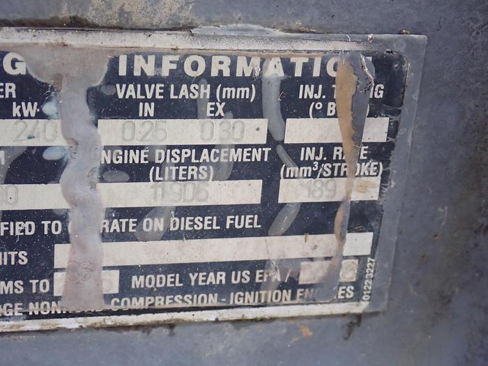 Used 2006 DEUTZ TC2015 V06 Turbo Diesel Engine