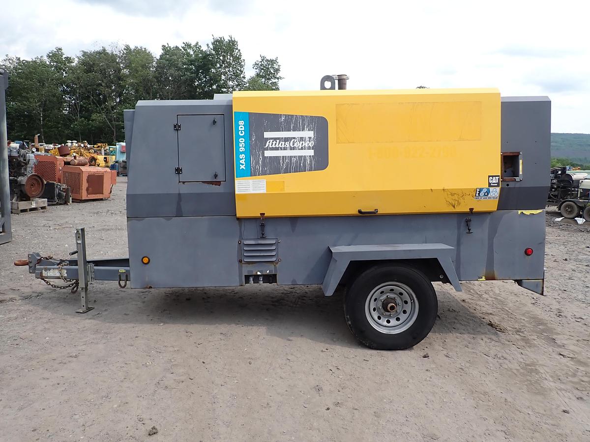 Used 2020 Atlas Copco XAS950 CD8 950 CFM Air Compressor