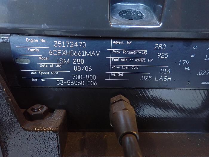 2006 Cummins ISM 280 UNUSED Diesel Truck Engine CPL 8560