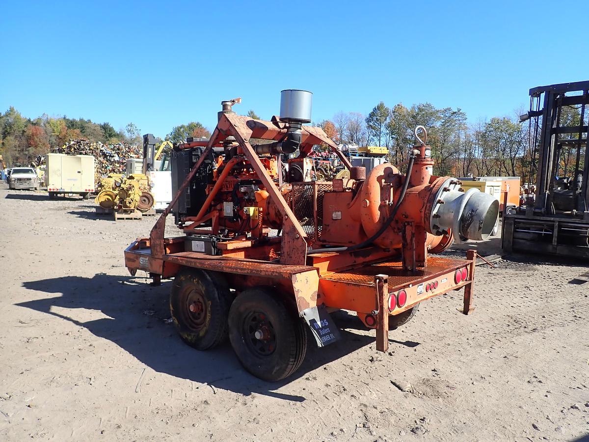 Used Godwin DPC300 12" Water Pump TRAILER MOUNTED