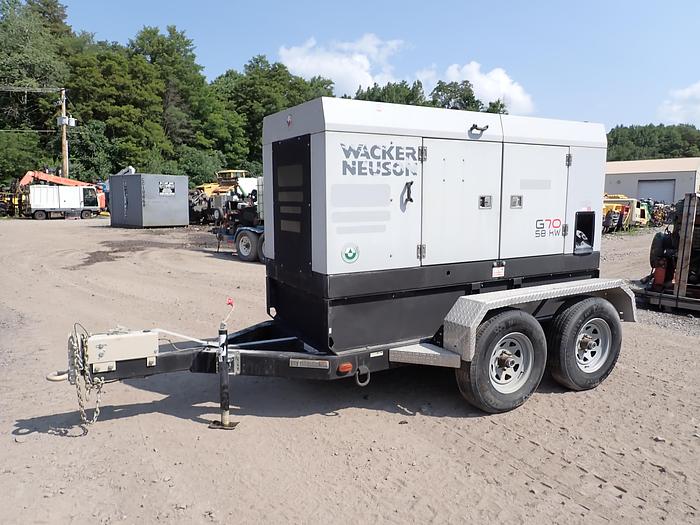 Used 2018 Wacker Neuson G70 Towable Generator