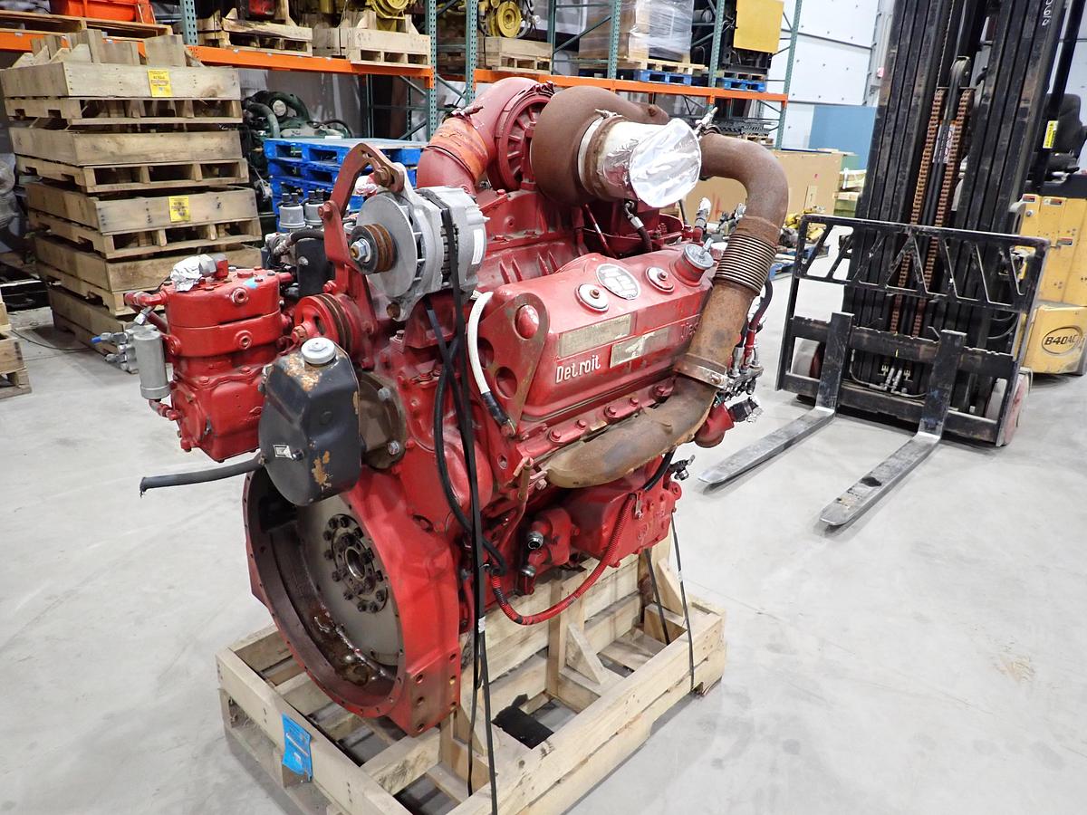 Used 1993 Detroit Diesel 6V92TA Truck Engine 350 HP DDEC