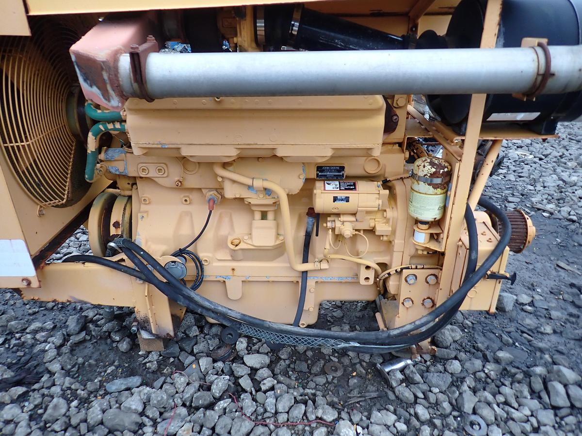 Used John Deere 6081AF001 Diesel Engine Power Unit W/ PTO CLUTCH!