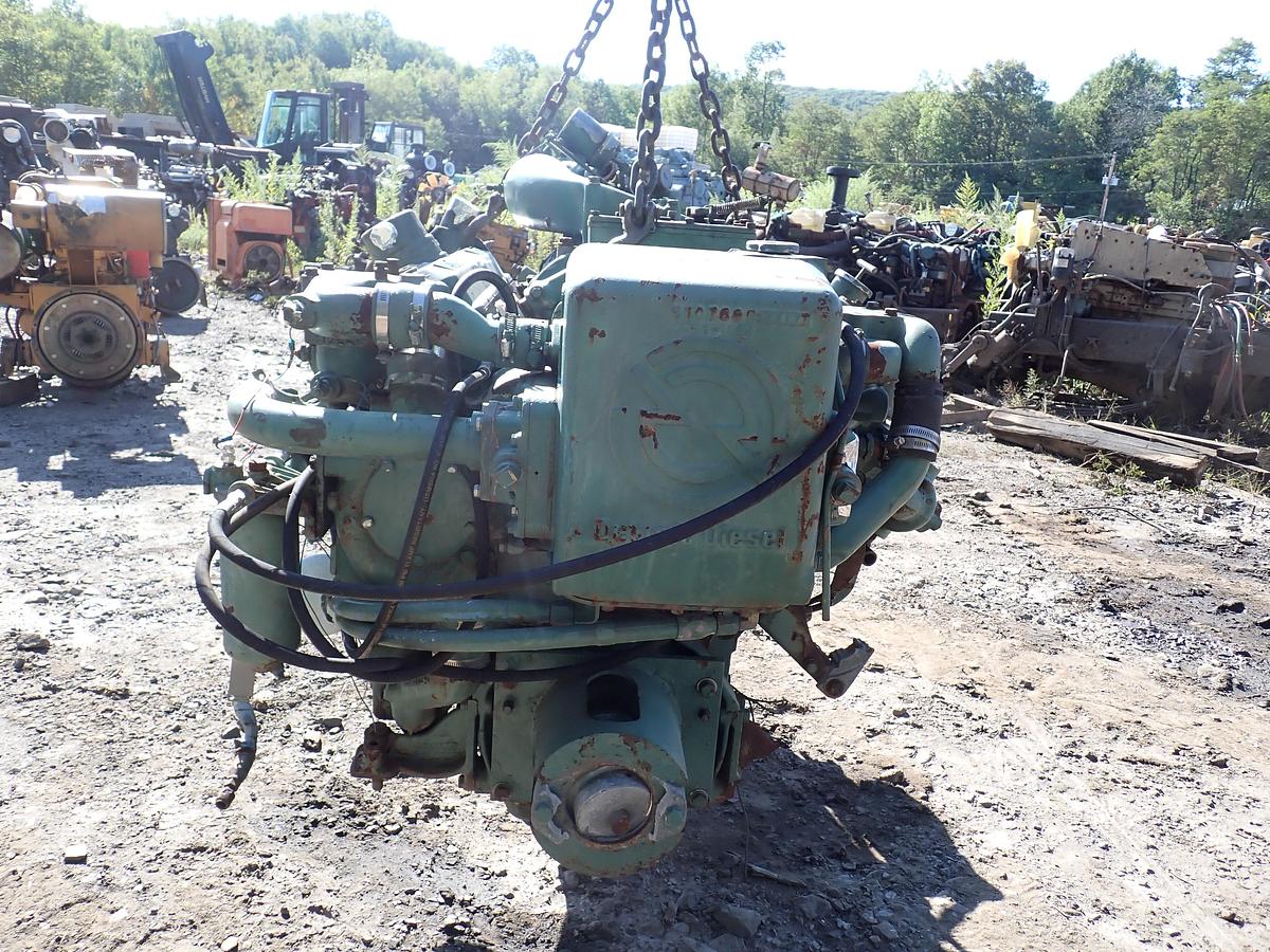 Used Detroit Diesel 8V71TA MARINE Engine 7082-3300 LEFT HAND ROTATION