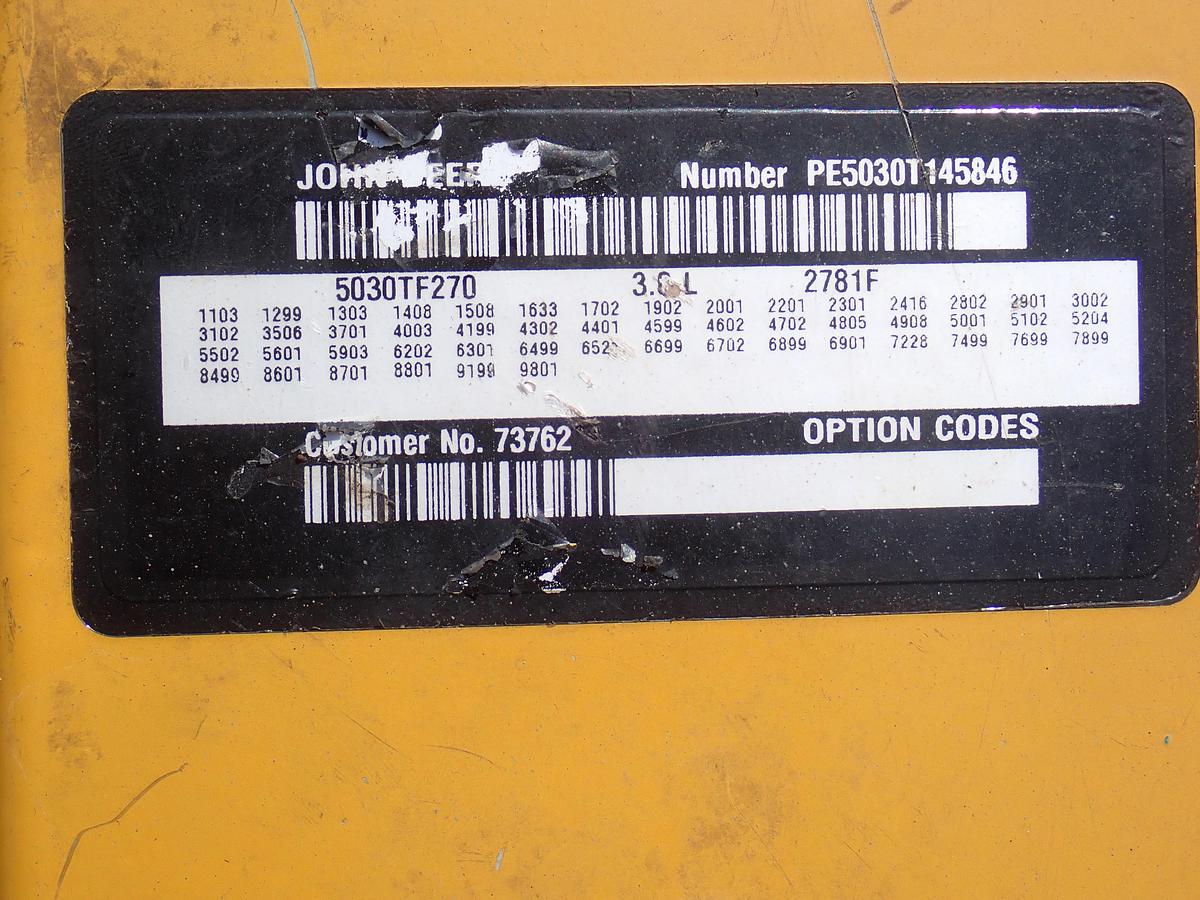 Used 2007 John Deere 5030TF270