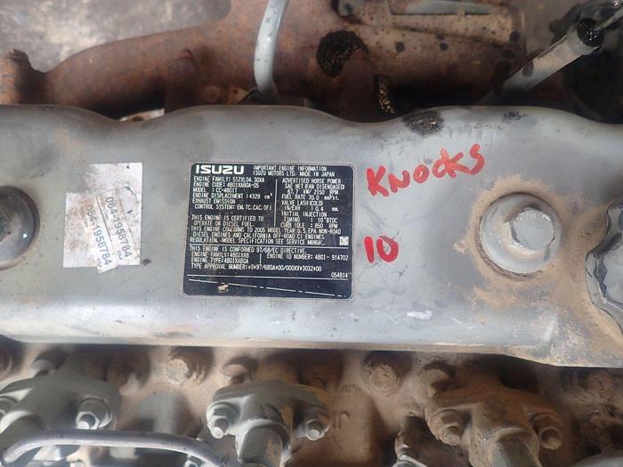 Used Isuzu 4BG1T Turbo Diesel Engine TAKEOUT! VIDEO! 4BG1 Hitachi ZX135 Excavator