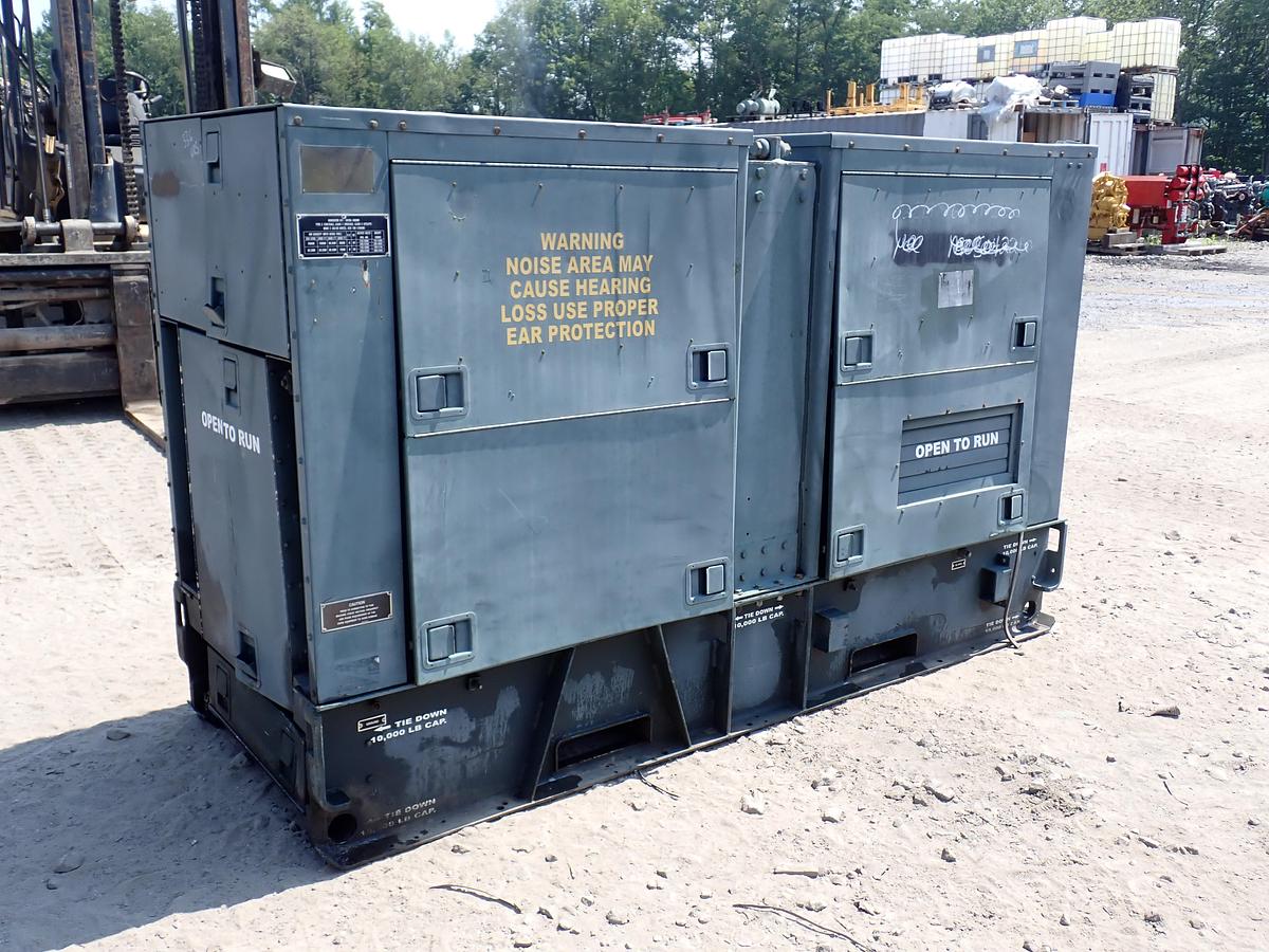 Used 1990 Libby MEP007B 100 KW Diesel Generator GOV'T SURPLUS