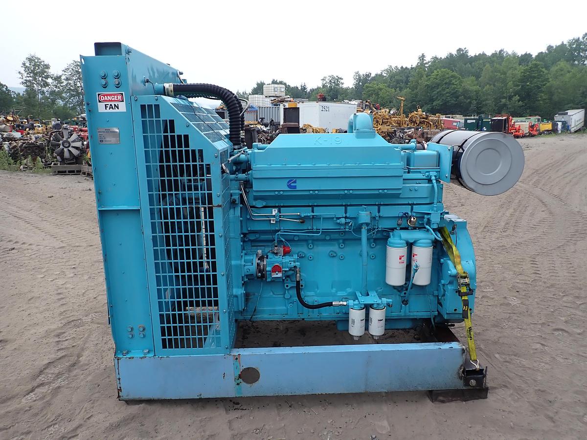 Used 1992 Cummins KTA19-G3 Diesel Engine POWER UNIT 284 HOURS!