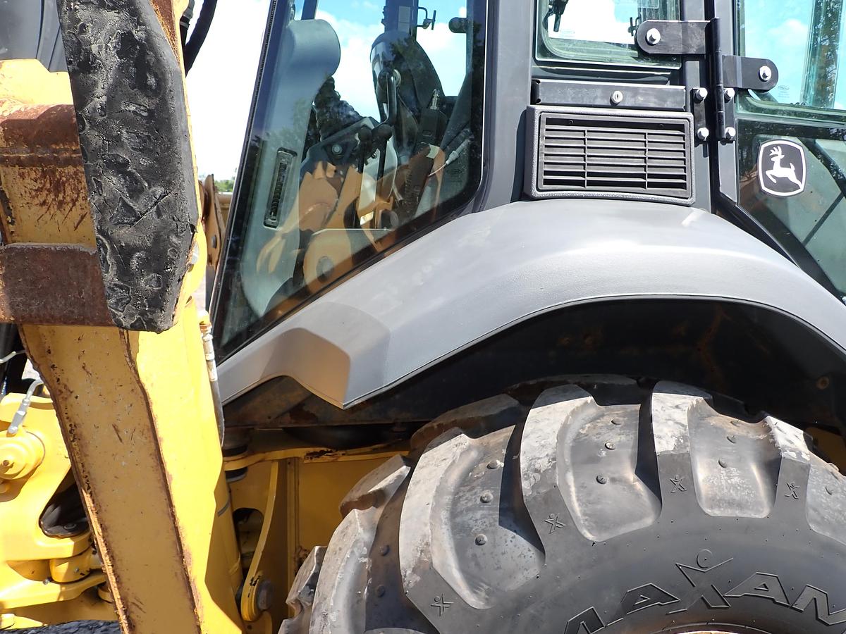 Used 2018 John Deere 410L Loader Backhoe LOADED! Q/C FORKS EXTENDAHOE