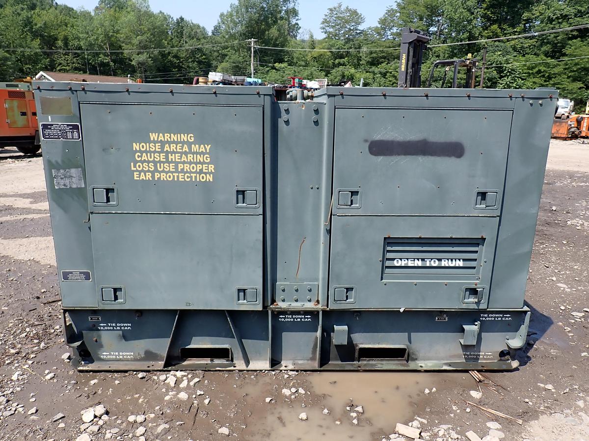 Used 1990 Libby MEP007B 100 KW Diesel Generator GOV'T SURPLUS