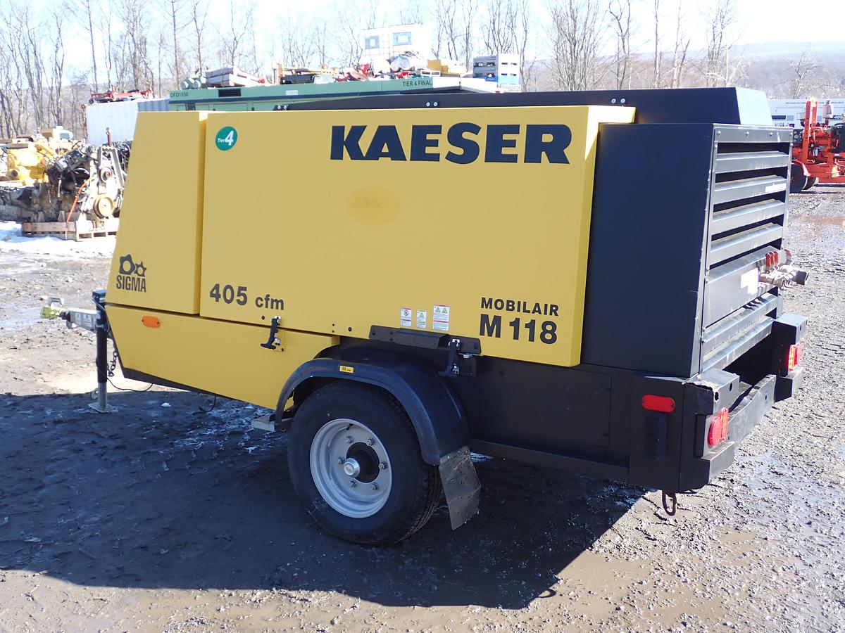 Used 2022 Kaeser M118 Mobilair 405 CFM Air Compressor