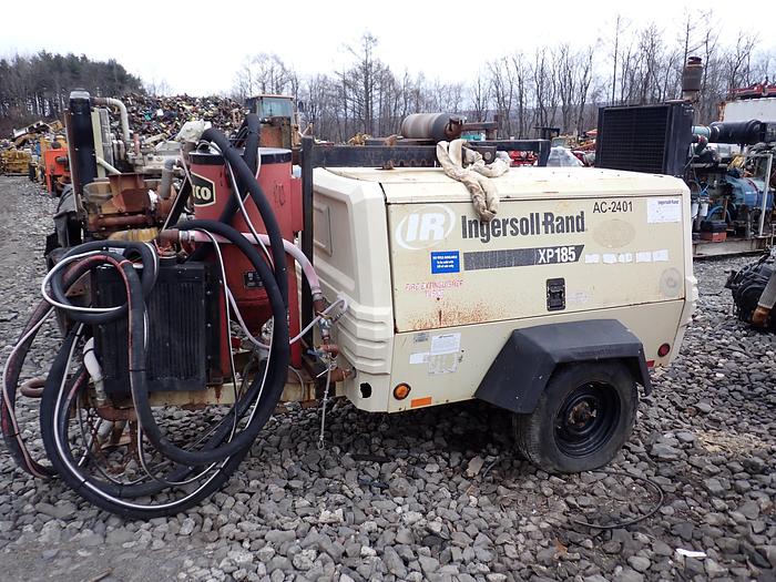 Used 2006 Ingersoll Rand XP185WIR 185 CFM Air Compressor w/ SANDBLASTER