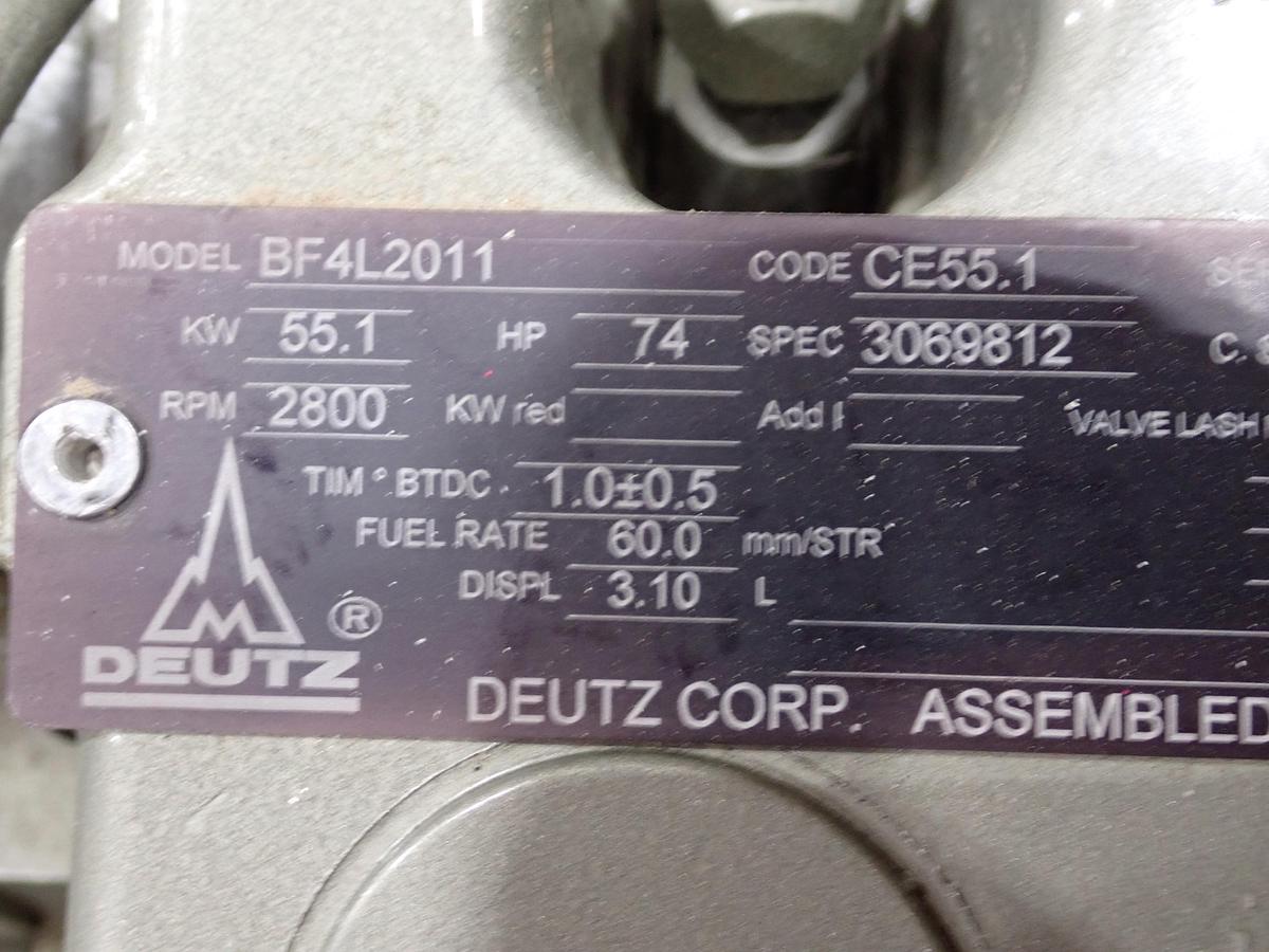 Deutz BF4L2011 Diesel Engine FACTORY REMAN!