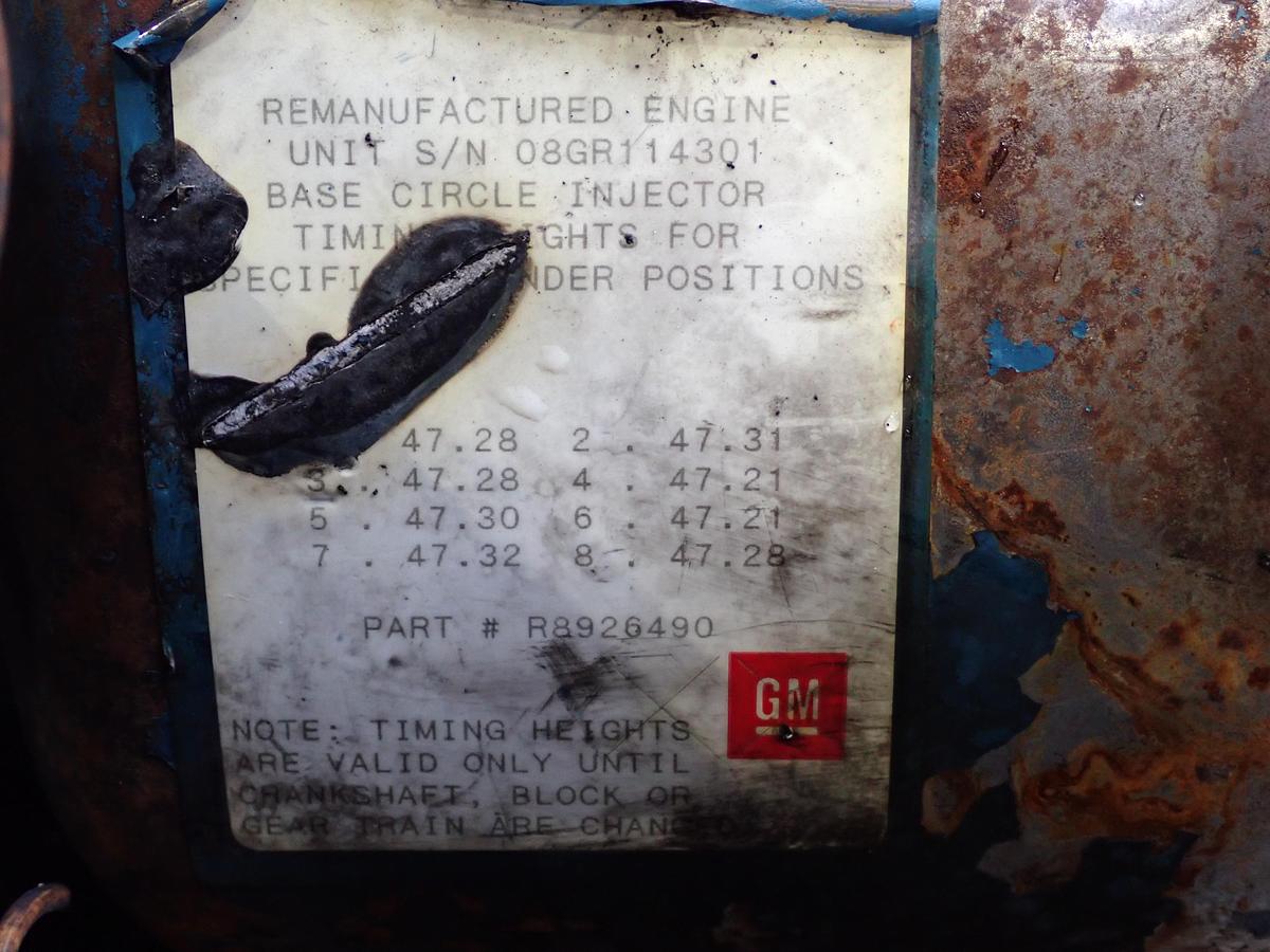 Used 2001 Detroit Diesel 8.2 Truck Engine