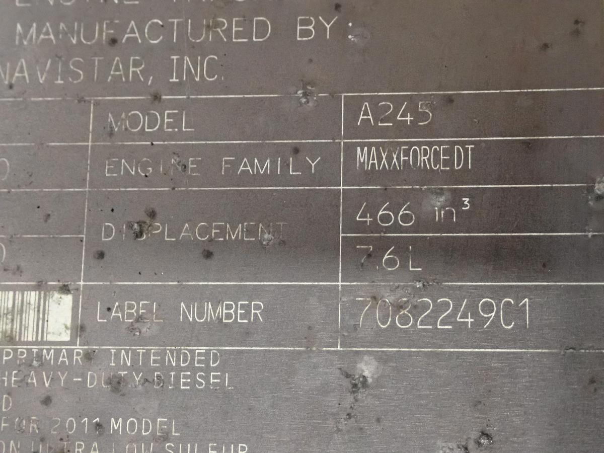 Used 2011 International Maxxforce DT Diesel Engine A245 245 HP