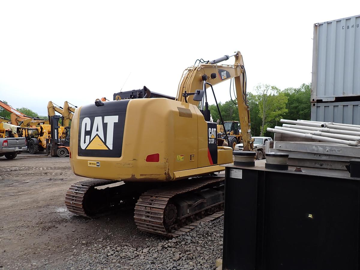 Used 2018 CAT 313FL Hydraulic Excavator FRONT BLADE