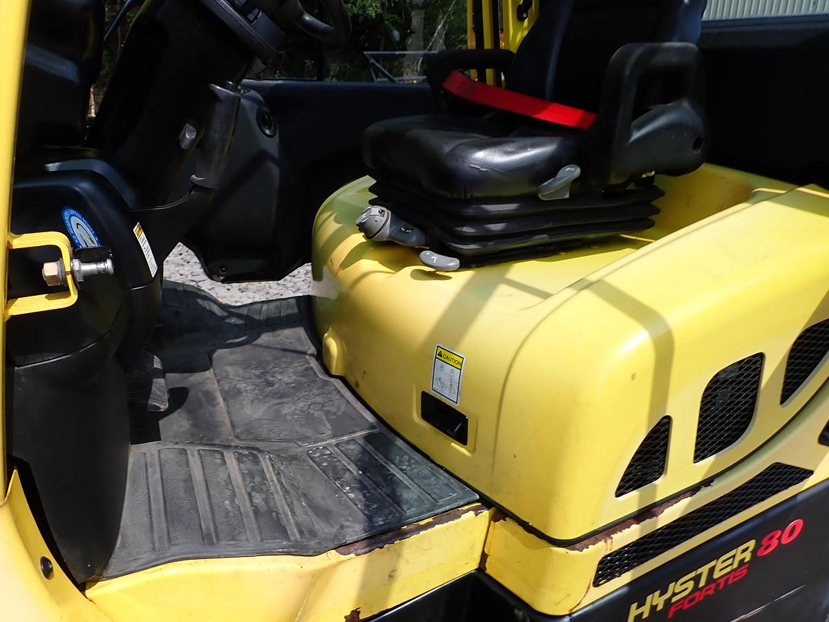 Used 2015 Hyster H80FT Diesel Forklift LOW HOURS! POSITIONERS!