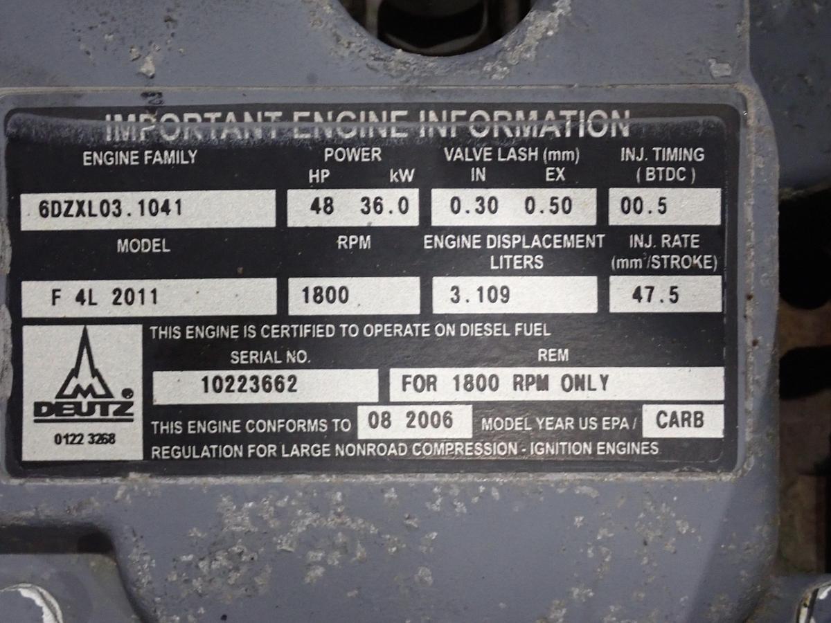 Used Deutz F4L2011 Diesel Engine