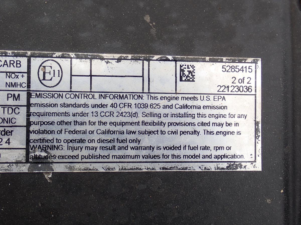 Used 2014 Cummins QSB 6.7 Diesel Engine CPL 8611 464 HOURS!
