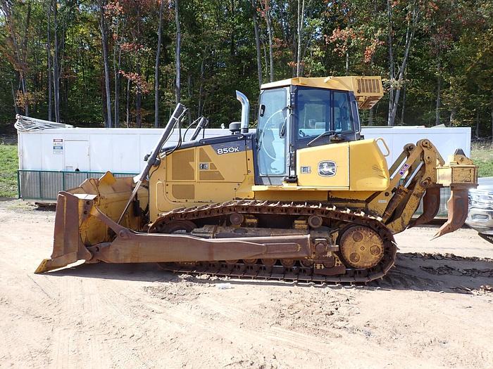 Used 2013 John Deere 850K XLT Crawler Dozer RIPPER! SU Blade 850 A/C