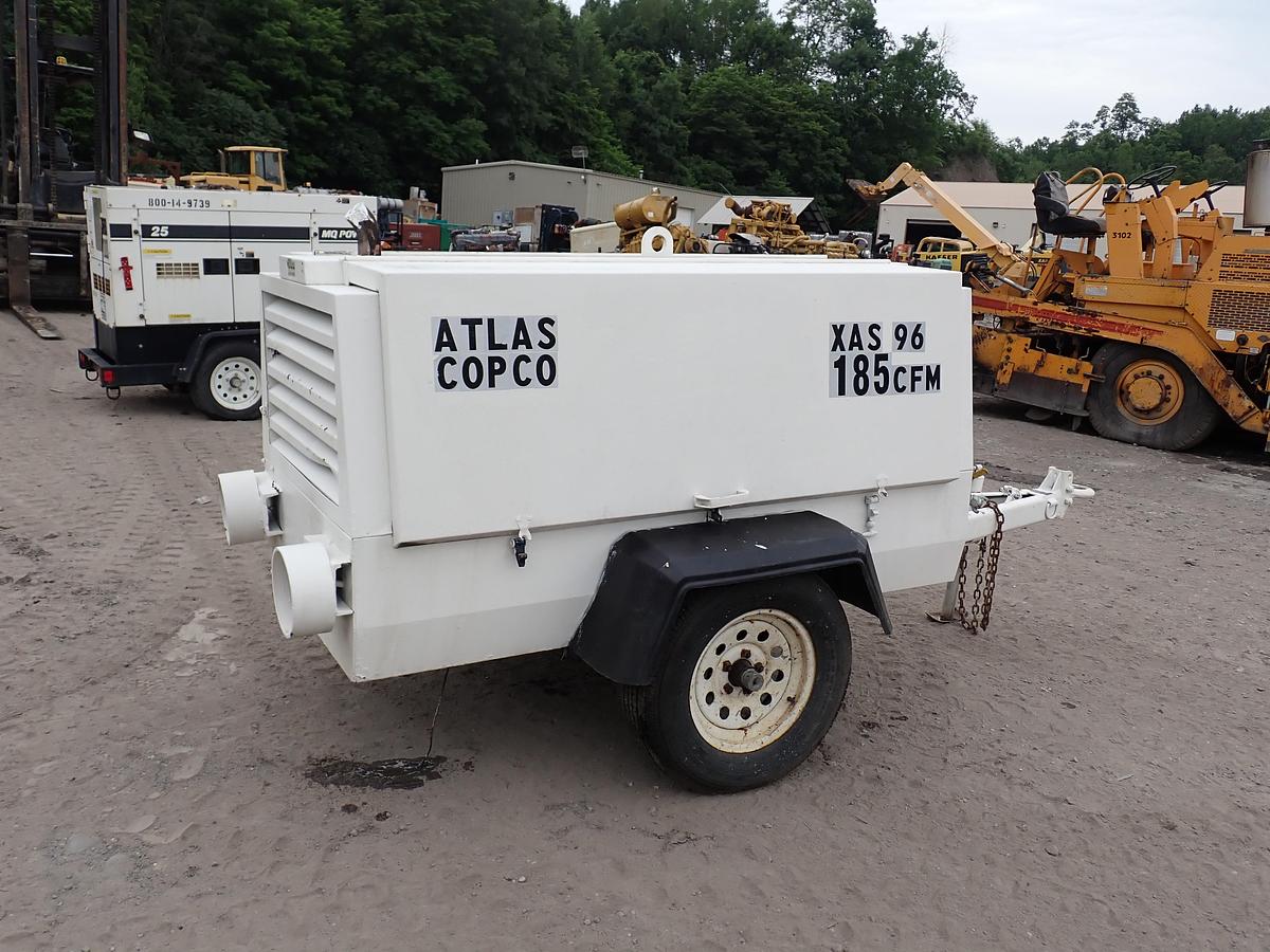 Used 2001 Atlas Copco XAS96 185 CFM Air Compressor