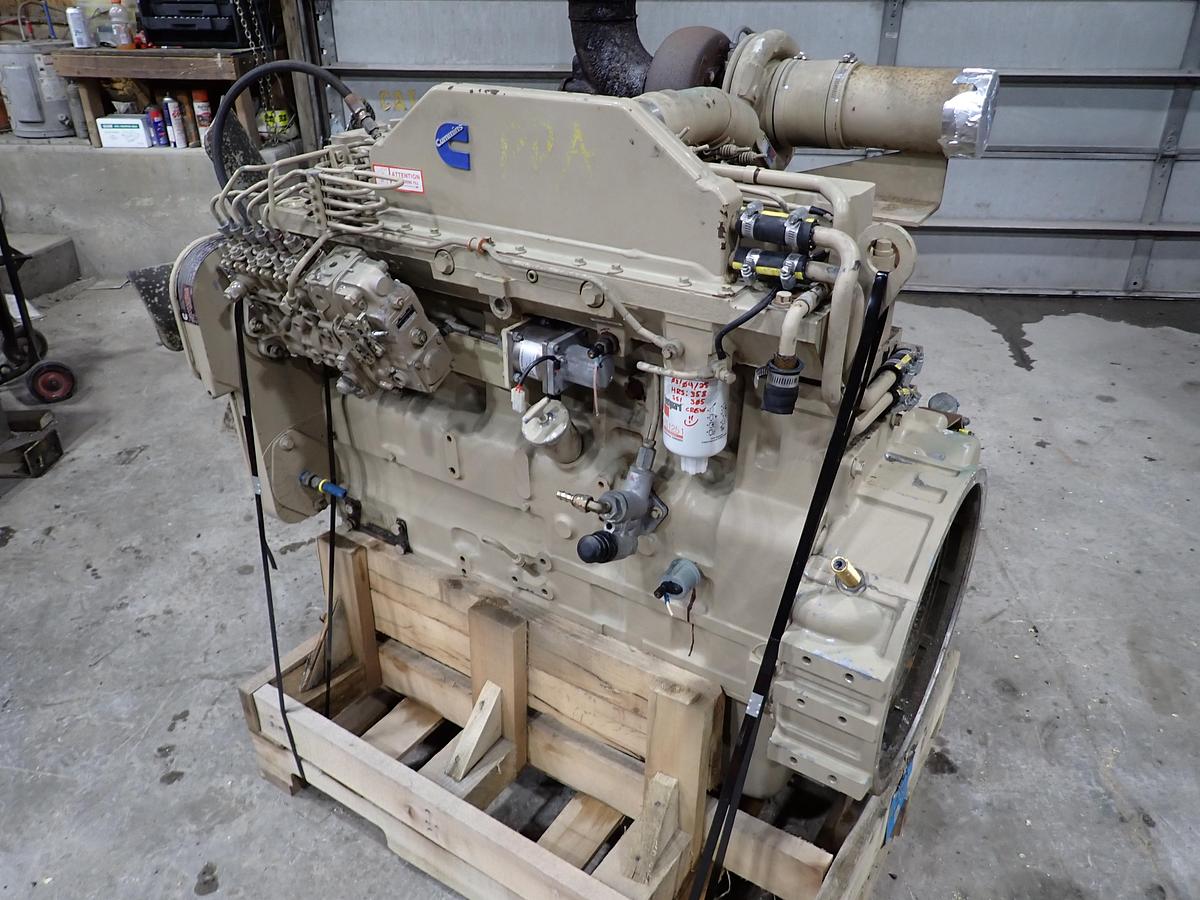 Used 1995 Cummins 6CTA 8.3 Turbo Diesel Engine 384 HOURS!