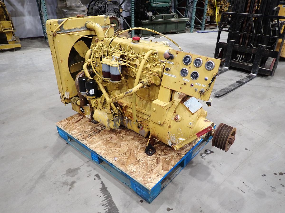 Used Perkins T6.354 Turbo Diesel Engine POWER UNIT w/ PTO Clutch