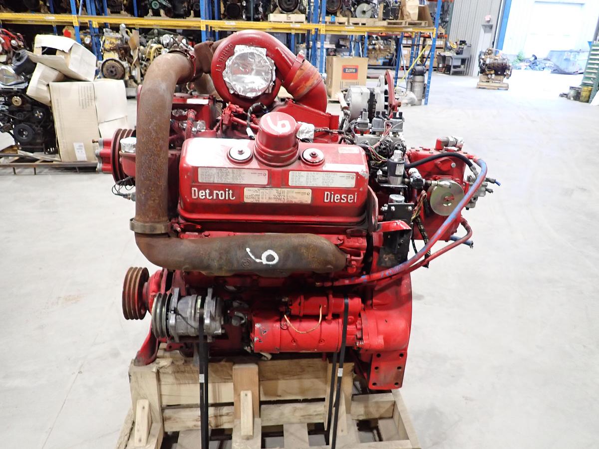 Used 1993 Detroit Diesel 6V92TA Truck Engine 350 HP DDEC