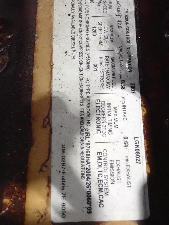 Used 2007 CAT C13 Diesel Engine AR # 236-4575