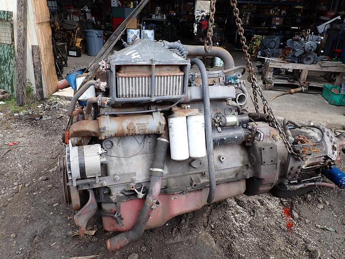 Used 1986 Mack EM6-285 Turbo Diesel Engine GOOD RUNNER! Truck 2 Valve E6