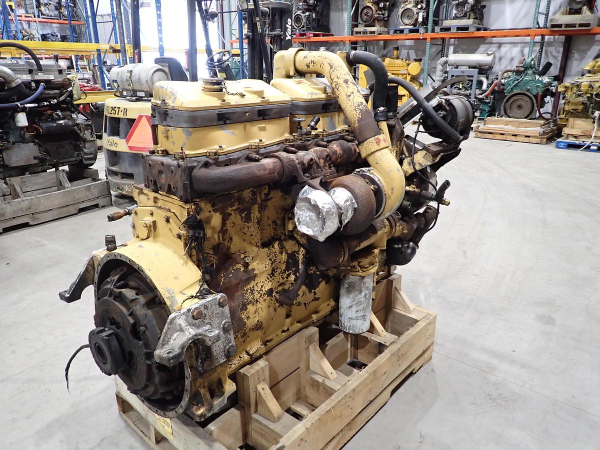 Used 1982 CAT 3406A Diesel Engine w/ JAKE BRAKES
