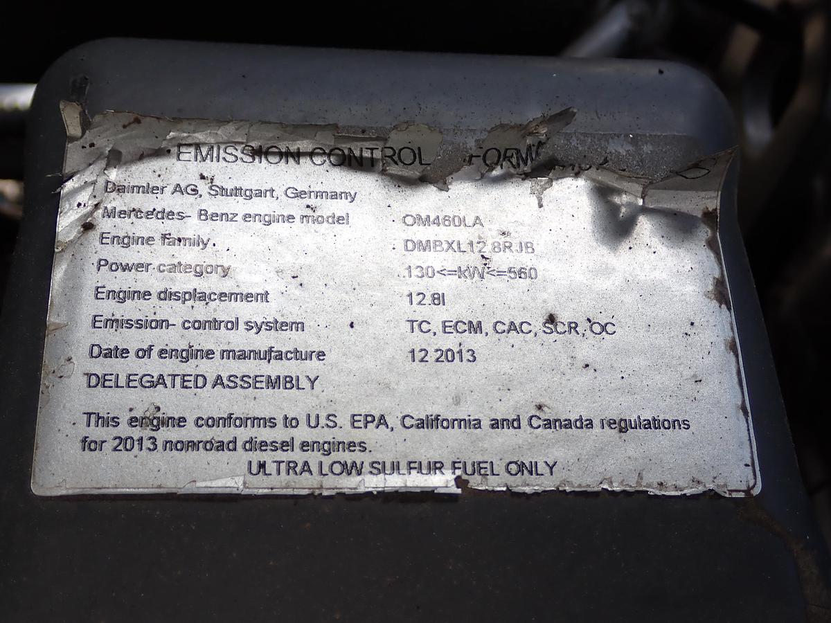 Used 2013 Mercedes OM460LA.E3B Diesel Engine POWER UNIT