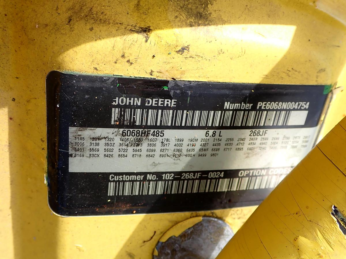 Used John Deere 6068HF485