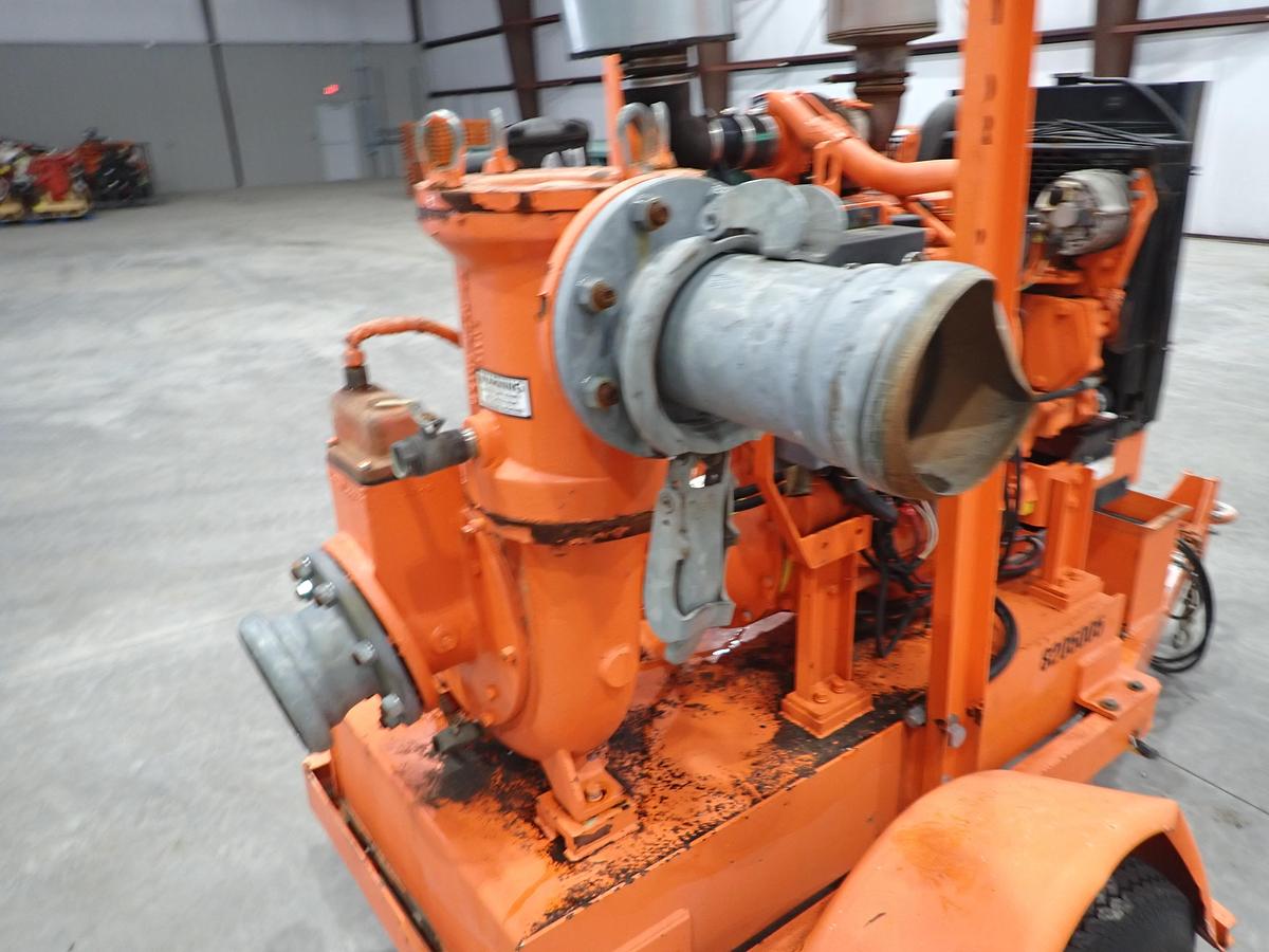 Used 2017 Godwin CD150M 6" Water Pump John Deere Diesel