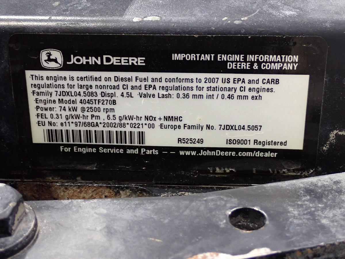 Used 2007 John Deere 4045TF270 Diesel Engine