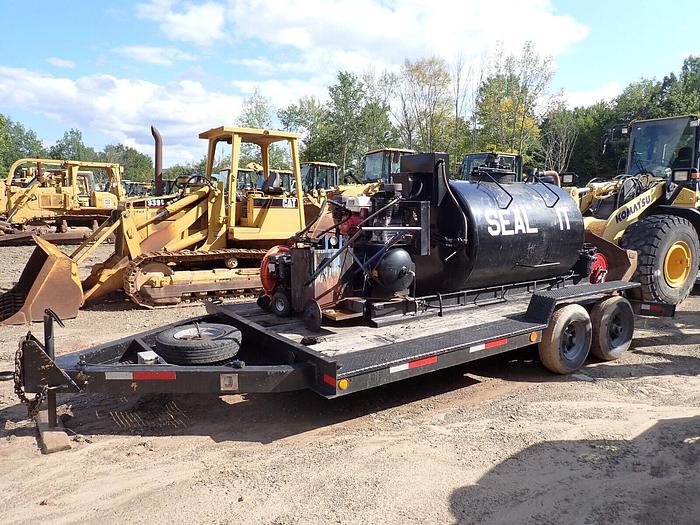 Used Sealmaster SK575 Pro Air 575 Gallon Sealcoating Machine Sealcoat WITH TRAILER