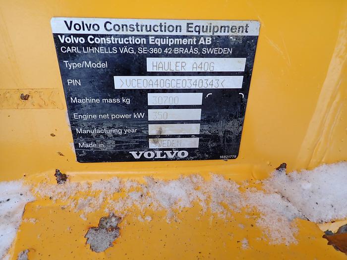 Used 2014 Volvo A40G