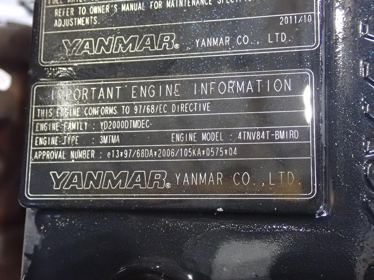 Used 2011 Yanmar 4TNV84T-BMIRD Diesel Engine