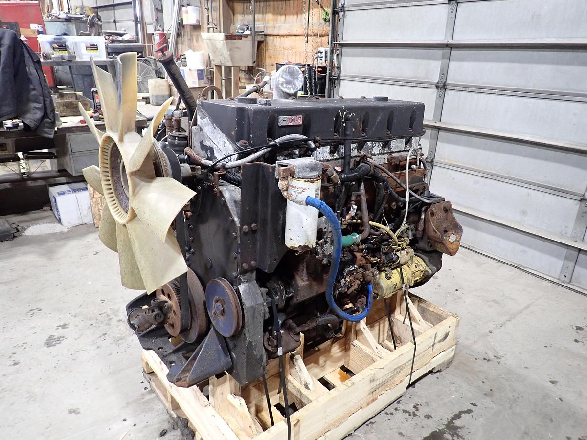 Used 1995 Cummins L10-260 Turbo Diesel Engine DRY INTAKE