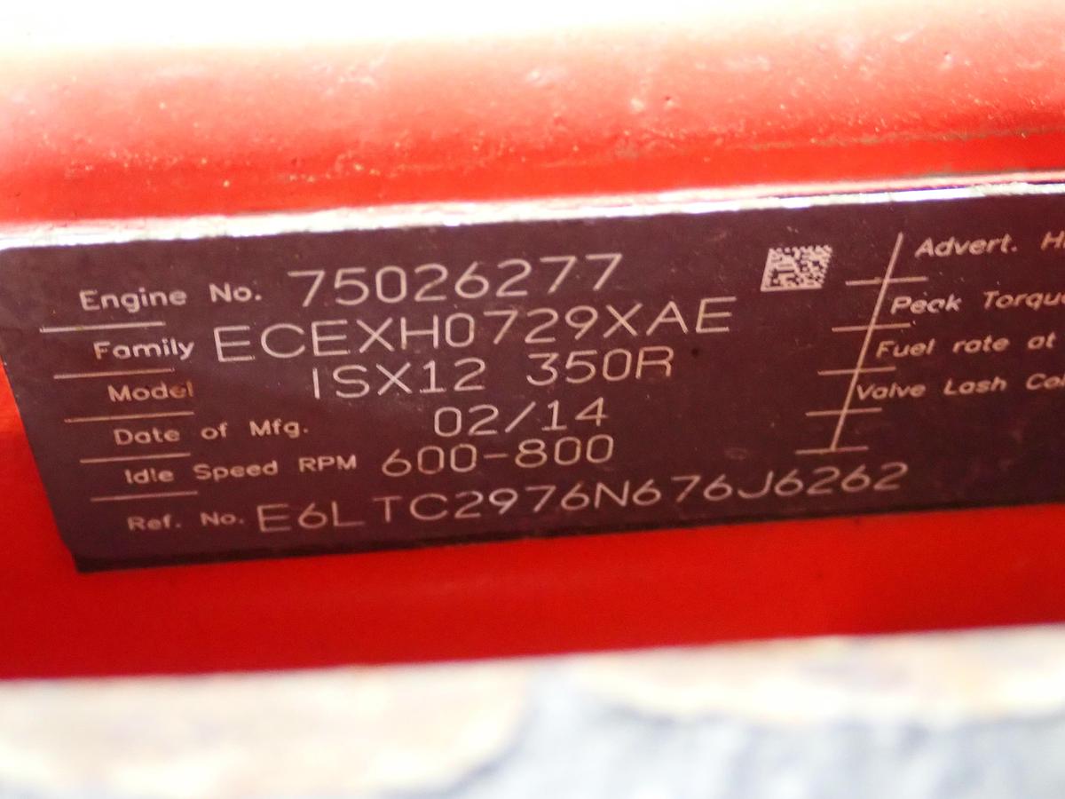 Used 2014 Cummins ISX12 350 Diesel Engine CPL 3711