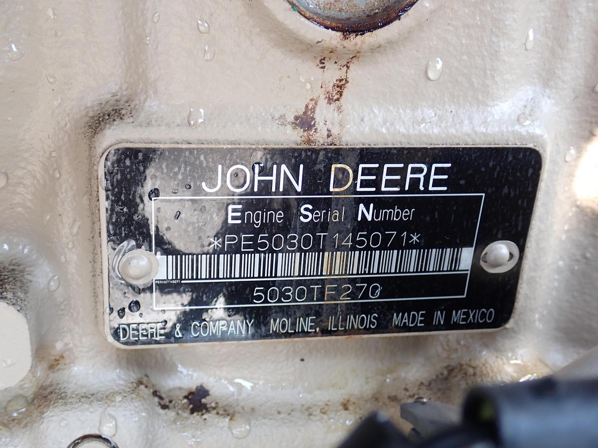 Used 2007 John Deere 5030TF270 Diesel Engine 342 HOURS!