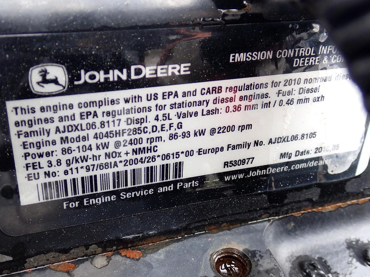 Used 2010 John Deere 4045HF285 Diesel Engine