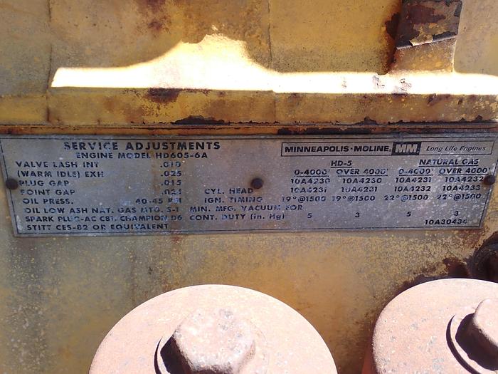Used Minneapolis Moline HD605-6A