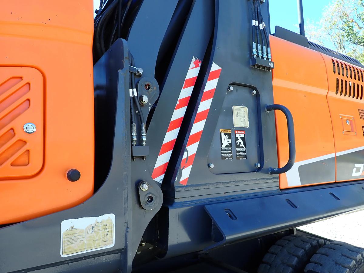 Used 2019 Doosan DX210WMH-5 Wheeled Excavator Material Handler