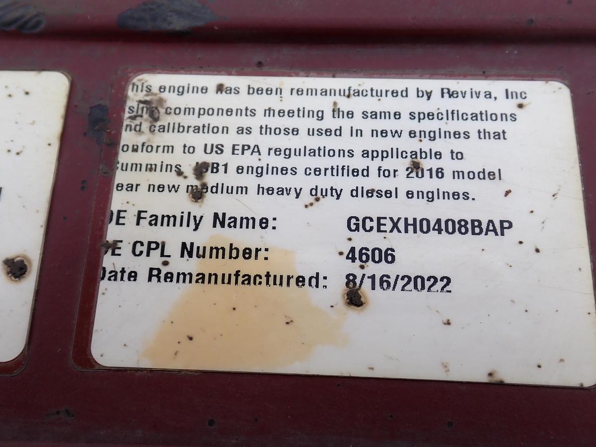 Used 2016 Cummins ISB 280 6.7 Diesel Engine CM2350