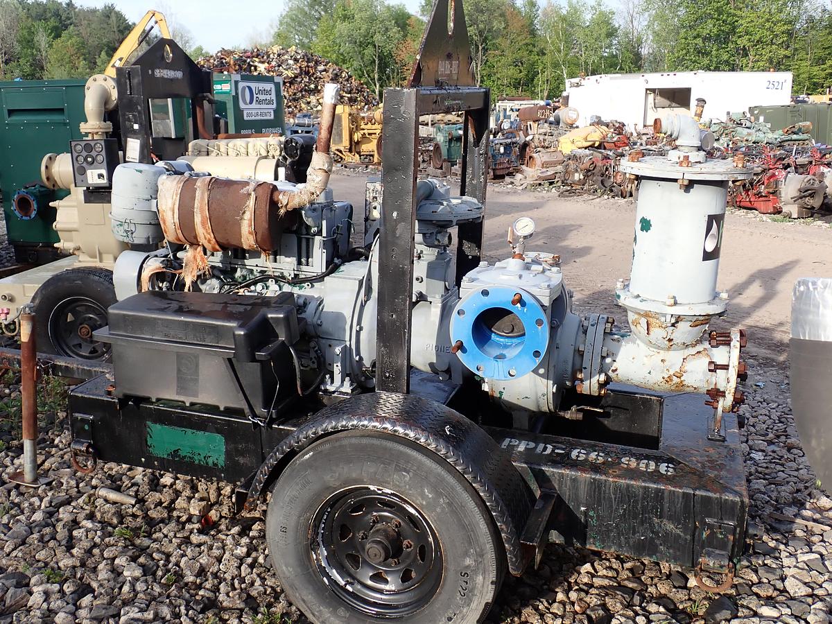Used Pioneer PP66S12L71 6" Water Pump DEUTZ DIESEL 1579 HOURS